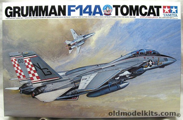 Tamiya 1/32 Grumman F-14A Tomcat - With US Navy And Iranian Air Force Decals, 6301 plastic model kit